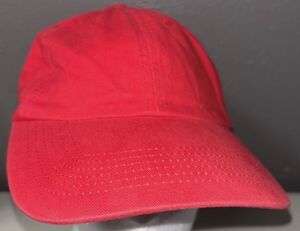 Unisex  OSFM Headshots By KC Caps Red Blank 100% Cotton Hat